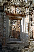 Angkor Thom - Royal Palace - Kleang, door with sculpted lintel.